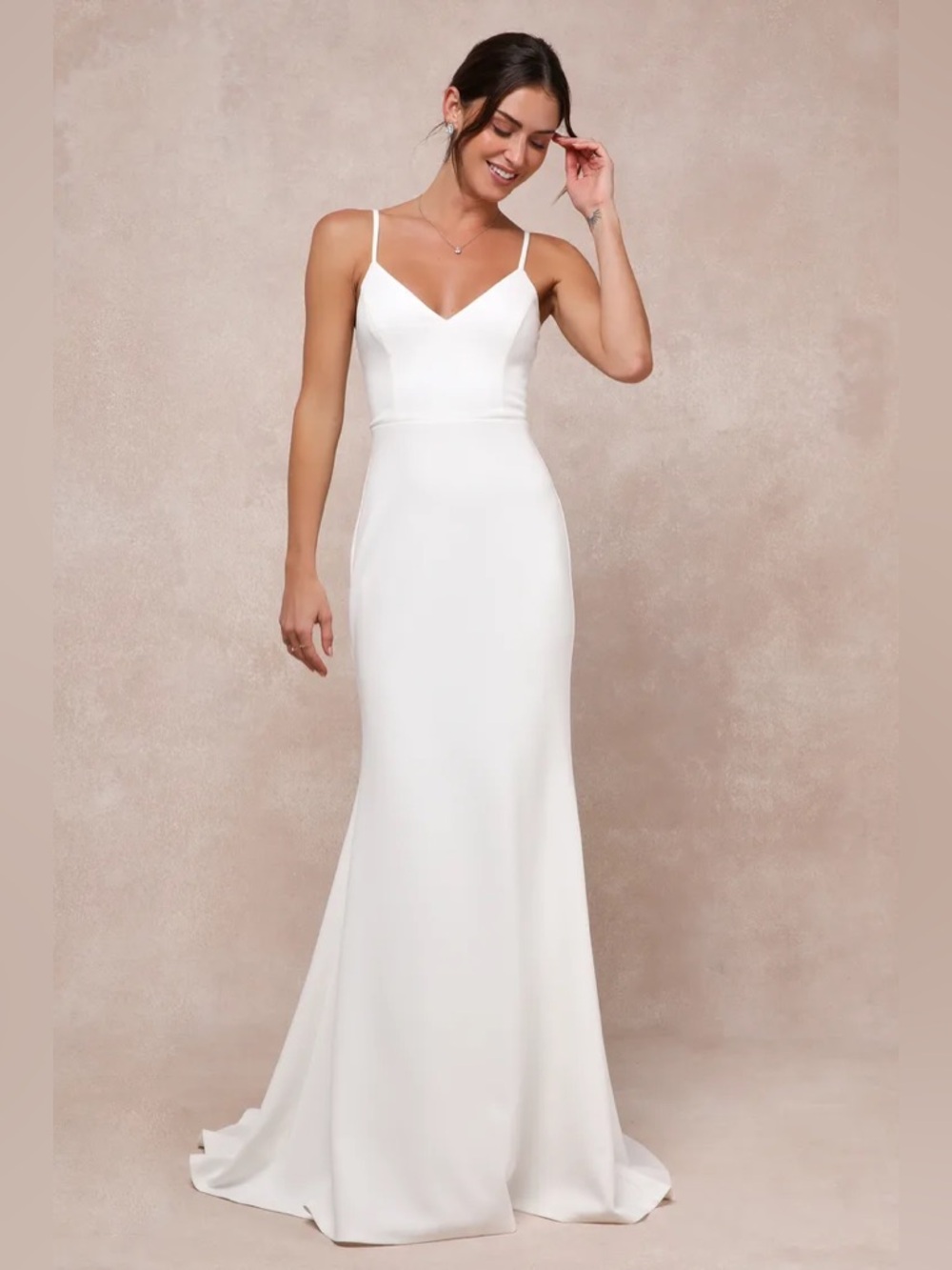 Lulu’s Feeling of Forever White Dress